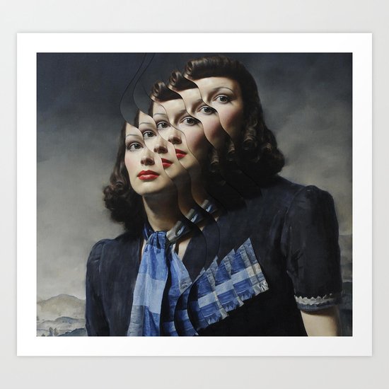 By the Hills, revisited Art Print