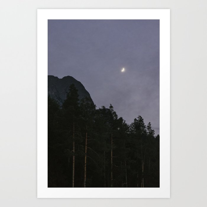 Lavender Moon | Nature and Landscape Photography Art Print