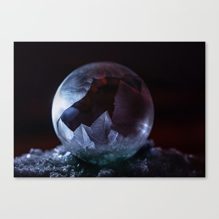 Winter Bubbles VIII Canvas Print
