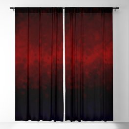 Crimson abstract Blackout Curtain