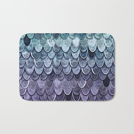MAGIC MERMAID - MYSTIC TEAL-PURPLE Bath Mat