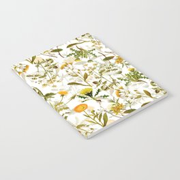 Vintage & Shabby Chic - Yellow Wildflowers Notebook