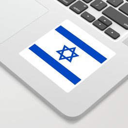 Flag of Israel Sticker | Graphicdesign, Flagofisrael, Sini, Teaviv, Israeli, Gazastrip, Israelflag, Hebrew, Political, Stateofisrael 