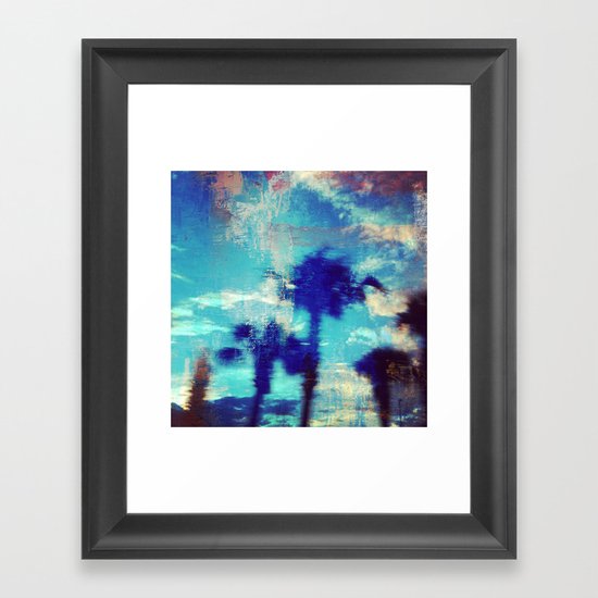 Underwater Palms Framed Art Print