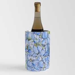Blue Hydrangea Wine Chiller
