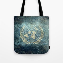 United Nations Flag - Vintage version Tote Bag