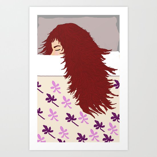the sleeper Art Print