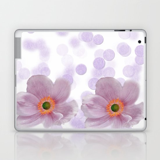 Japanese Anemone Laptop & iPad Skin