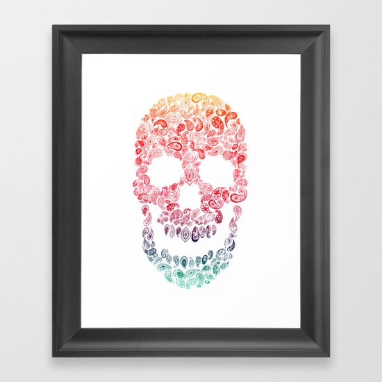 Death By Paisley Framed Art Print