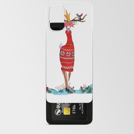 Fashion Christmas Deer 8 Android Card Case