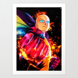 Onepunchman Art Prints For Any Decor Style Society6