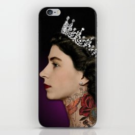 Queen Noir iPhone Skin
