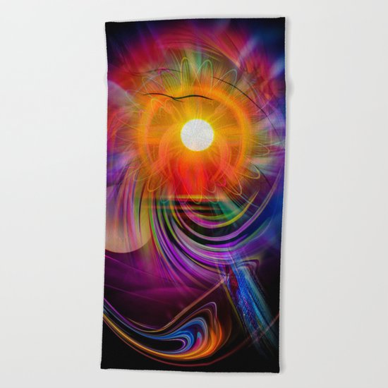 Abstract - Perfkektion - Sunset Beach Towel