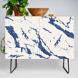 Marble Texture - Blue Credenza