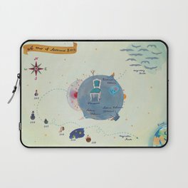 Little Prince Asteroid B612 map Laptop Sleeve
