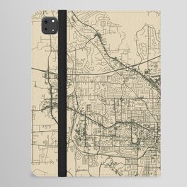 Tallahassee Minimalist Map - USA City Map iPad Folio Case