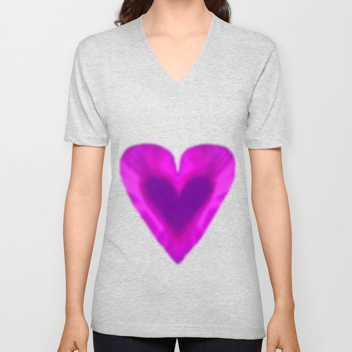 WEB OF LOVE V Neck T Shirt