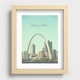 meet me in st. louis Recessed Framed Print