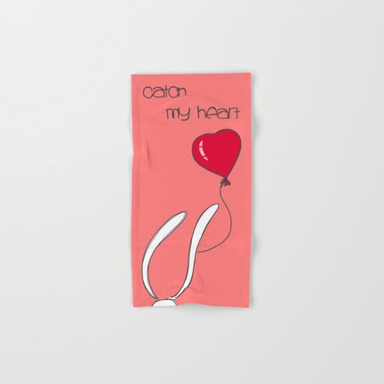 Catch my heart Hand & Bath Towel