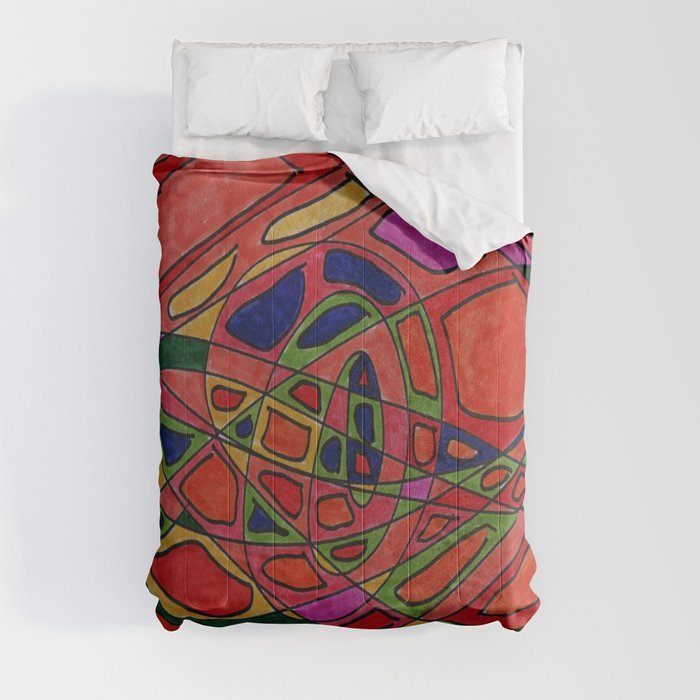 Abstract Patterned Design Comforter