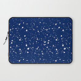 Blue Terrazzo Seamless Pattern Laptop Sleeve