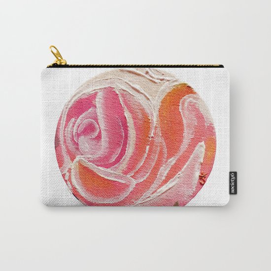 Sunday Plum Roses Carry-All Pouch