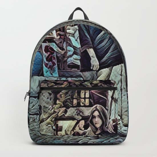 Un Petit Village Français Backpack