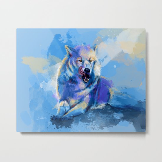 Awaken the Wolf Metal Print