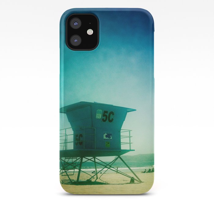 California Beach Liuard Tower Iphone Case By Design511 California Beach Liuard Tower Iphone Case By Design511