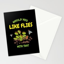 Venus Flytrap Carnivorous Like Flies Stationery Card