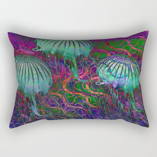 Jellyfish Rectangular Pillow