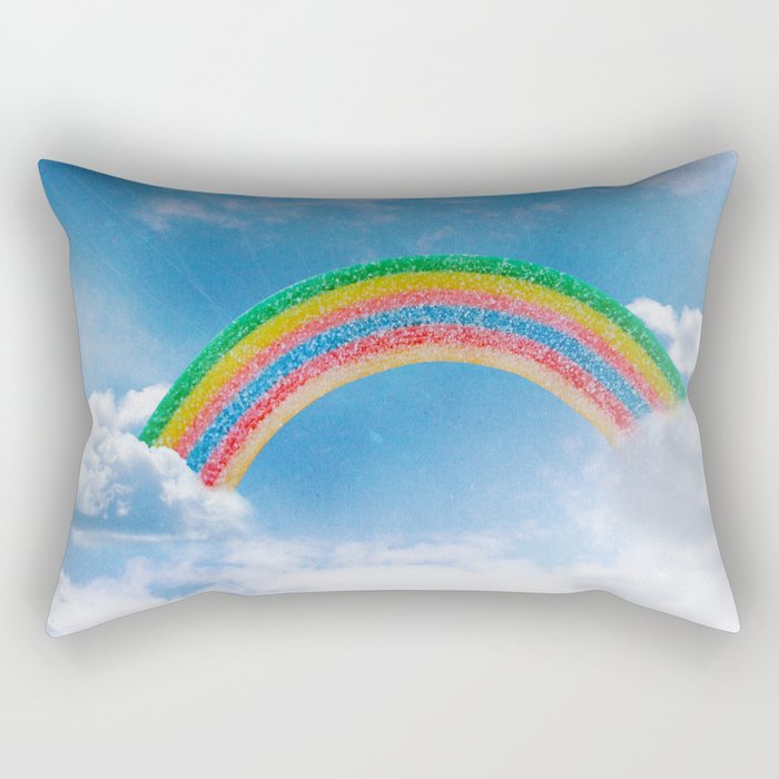 Candy Rainbow Rectangular Pillow