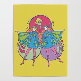 Butterfly Gemini Poster