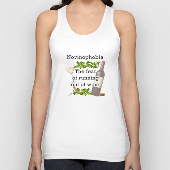 Novinophobia Unisex Tank Top