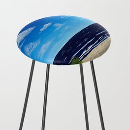 Summer Day at the Beach on Cape Cod Counter Stool
