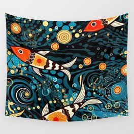 Traditional fish Wall Tapestry