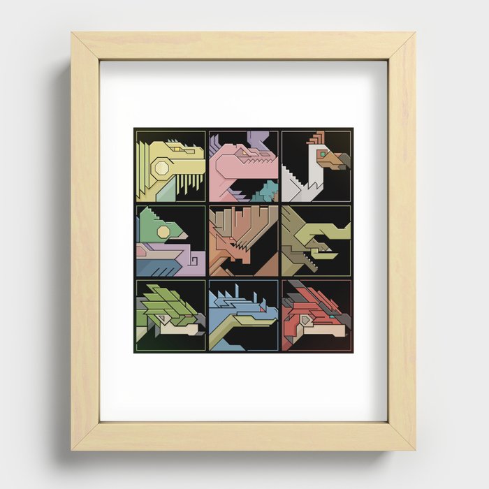 We are Monsters Recessed Framed Print