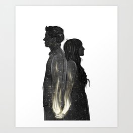 The power of connecting souls. Art Print