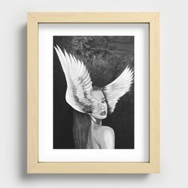 fallen angel Recessed Framed Print