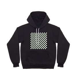 Checkered With Neon Green Hoody