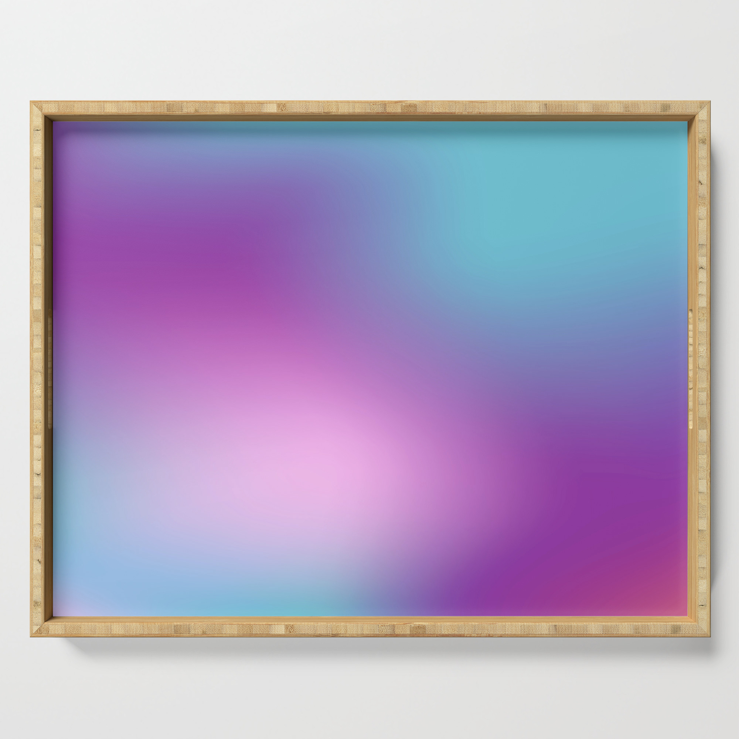 colorful serving trays