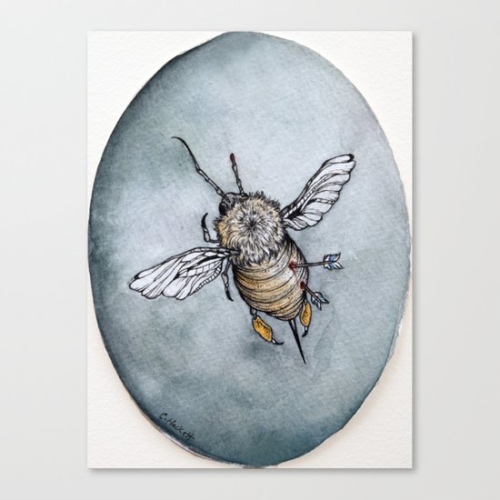 The Queens Last Warrior Canvas Print
