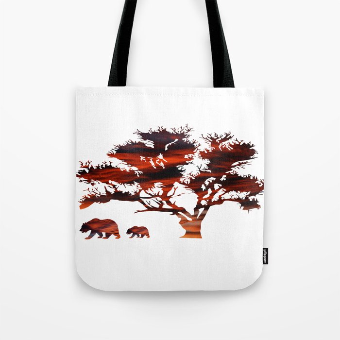 Tree Bear Tote Bag