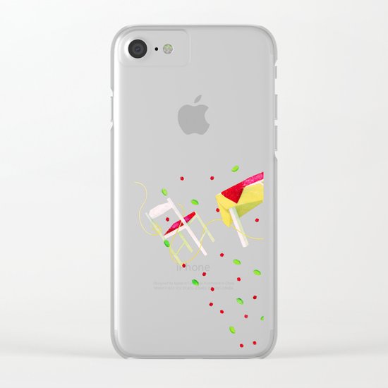 Deliciously al Dente Clear iPhone Case