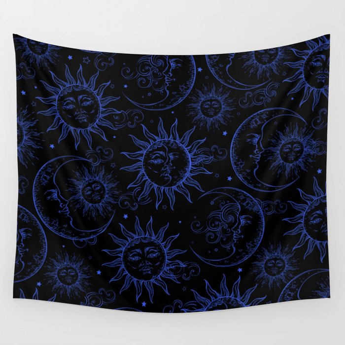 Black and blue tapestry new arrivals