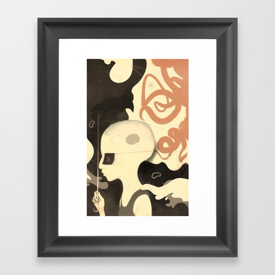 Para-pluie (color) Framed Art Print