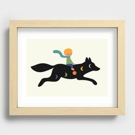 Whimsical Journey - Fox Recessed Framed Print