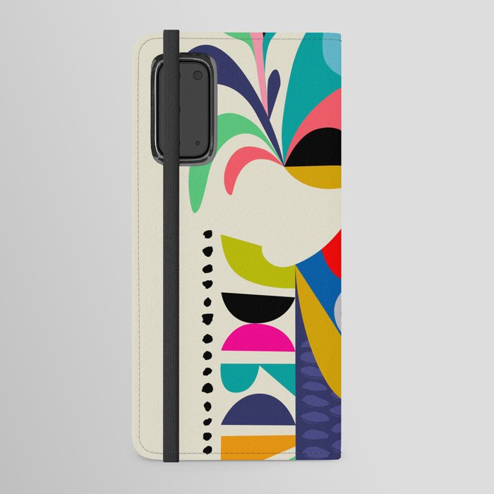 Modern Peacock Android Wallet Case