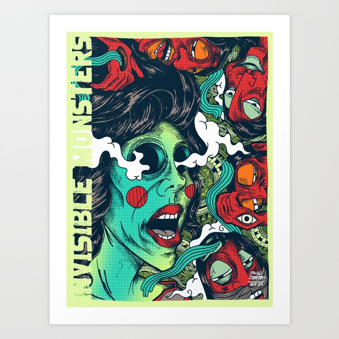 Reimagine Palahniuk - Invisible Monsters Art Print