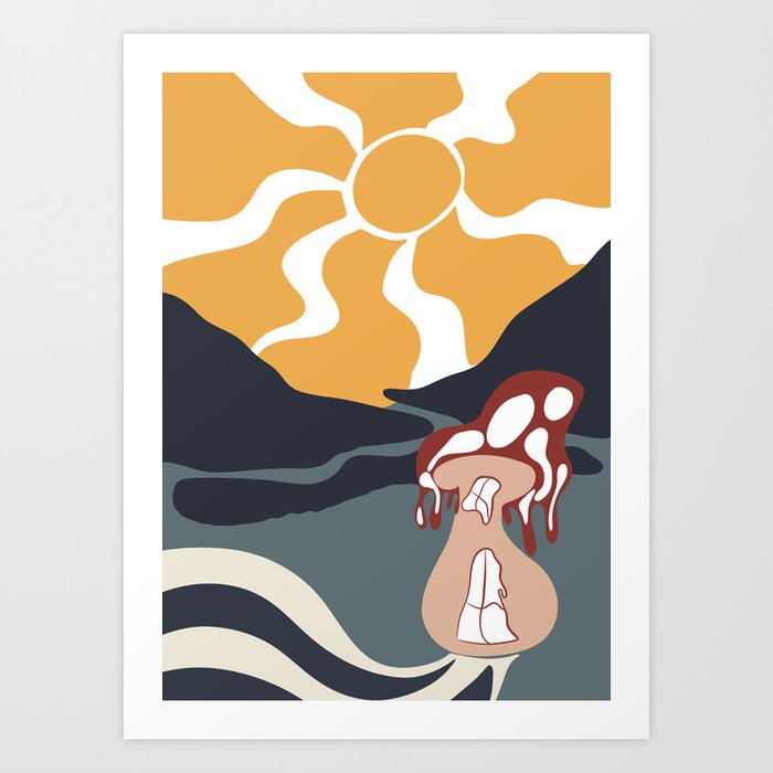 Melting Art Print